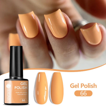UR SUGAR 7ML Nail Gel Fresh Macaron 107 Colors All For Manicure Semi Permanent Soak Off LED UV Long-Lasting Nail Art Varnish