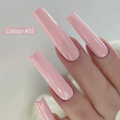 9 Colors Pink Patting Glue Smudge Canned High Saturation Popular Semi-Solid Nail Polish Glue Nail Salon