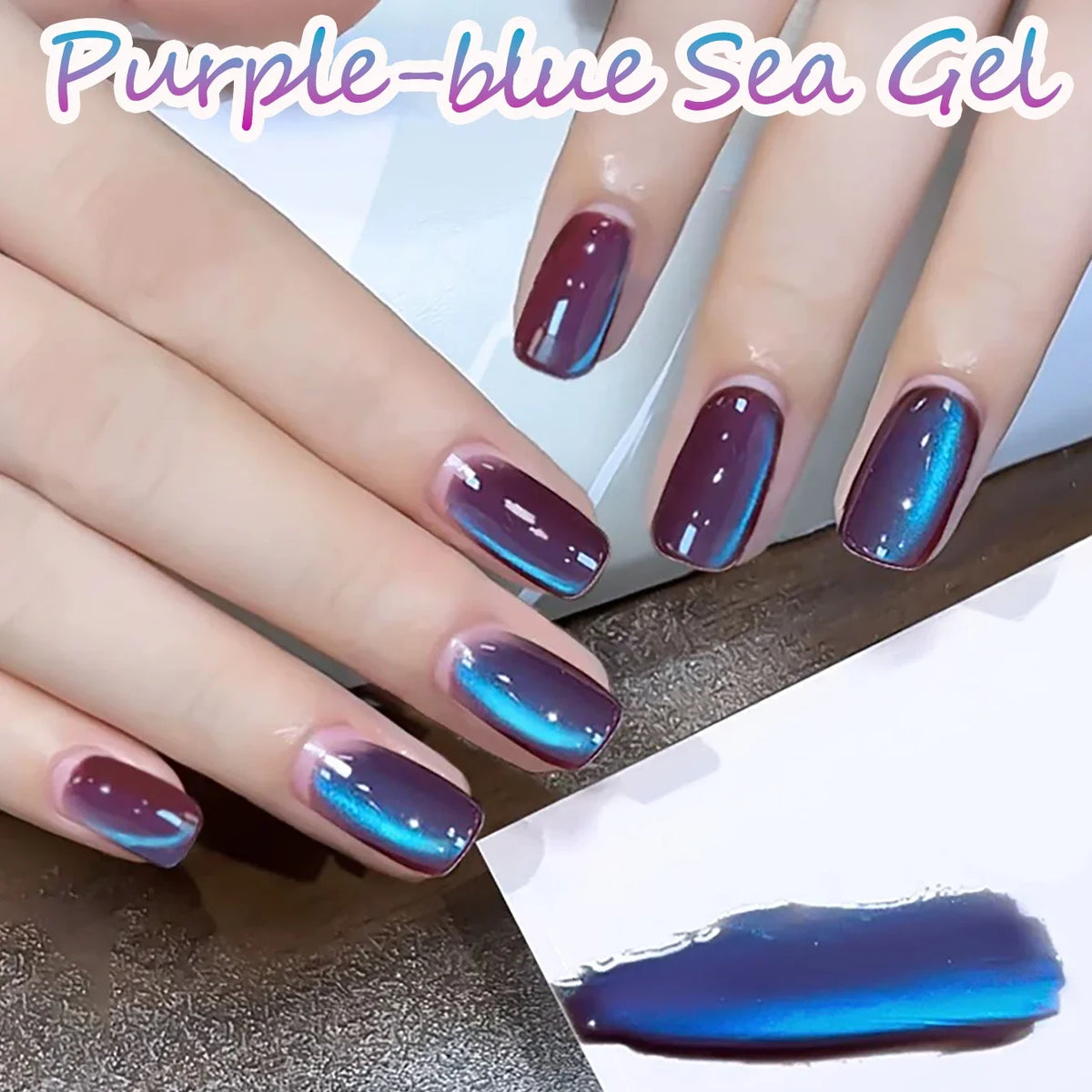 1-9pcs TC Flow Light White Cat Eye Gel Nail Polish Ultra Shine Soak Off UV Gel Mirror Glass Cat Magnet Gel Varnish Nail Supplies