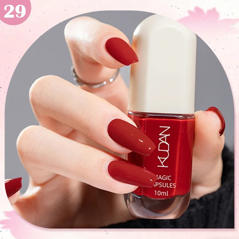 10ml Water-Based Peel Off Nail Polish 40 Colors Long Lasting Quick Drying No Need of Lamp to Cure Nail Supplies Manicure Nails