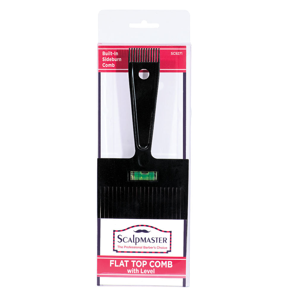 Scalpmaster 10-3/4" Flat Top Clipper Comb with Level - Renee Lane Company