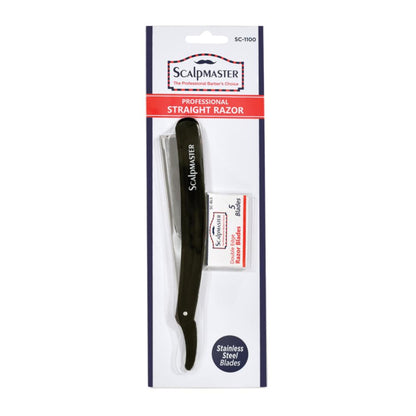 Scalpmaster Barber Grooming Shaving Straight Razor - Renee Lane Company