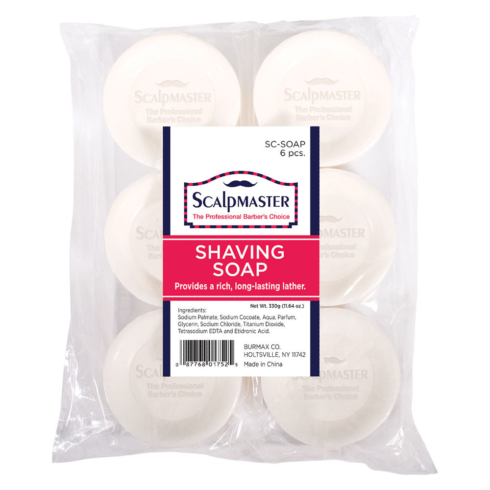 Scalpmaster Shaving Soap, 6 Count - Renee Lane Company