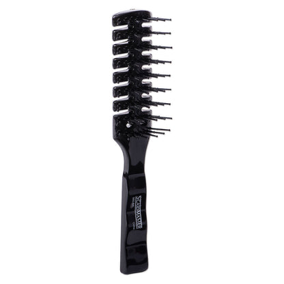 Scalpmaster 7 Row Vent Hair Stylist Brush - Black