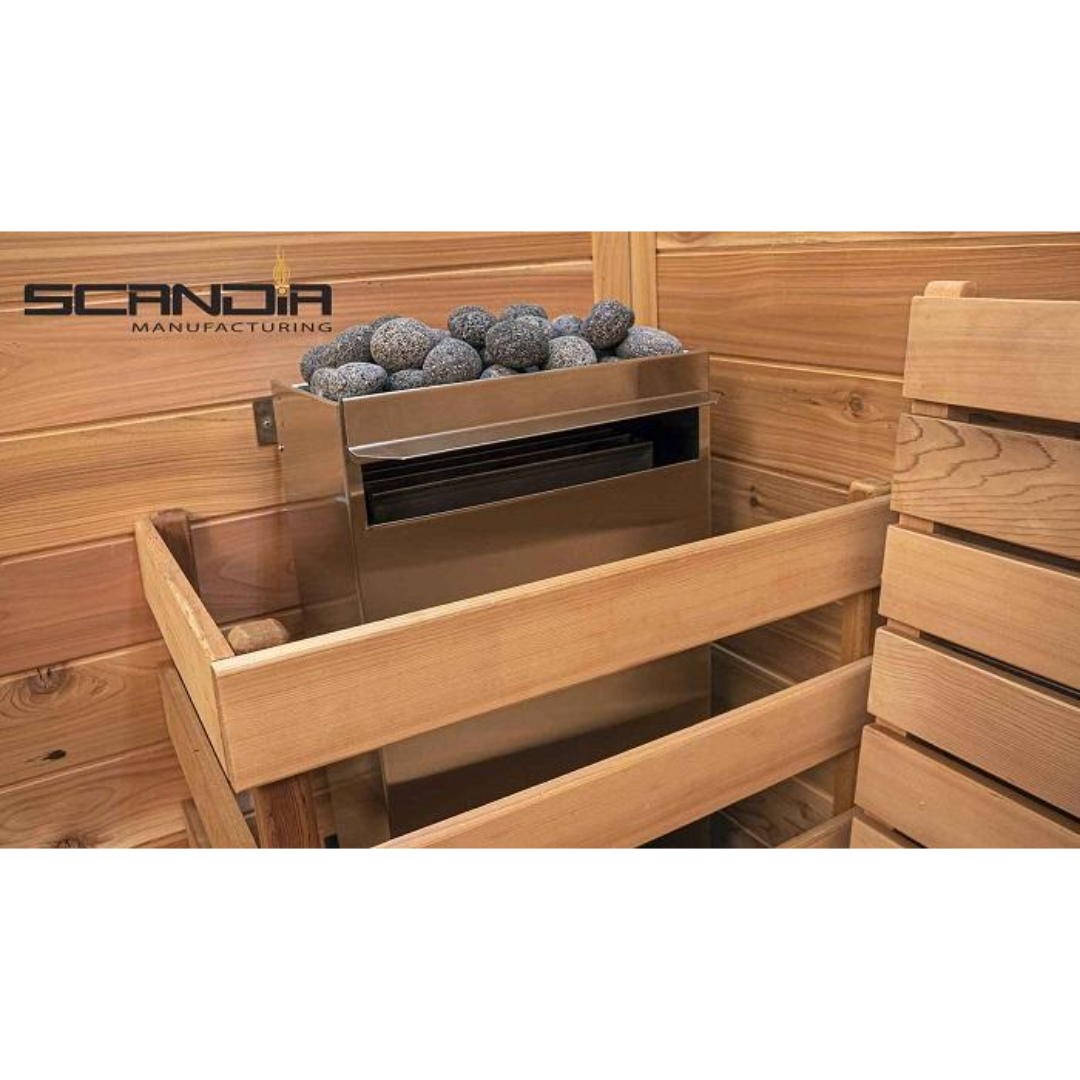Scandia Electric Ultra Sauna Heater - Small (3.0-4.5KW) - Renee Lane Company