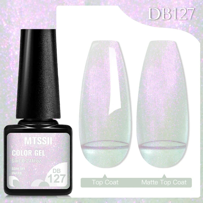 Mtssii 6ML Chocolate Color Gel Nail Polish Brown Semi Permanent UV Gel Autumn Winter Popular Soak Off Nail Art Gel Varnishes