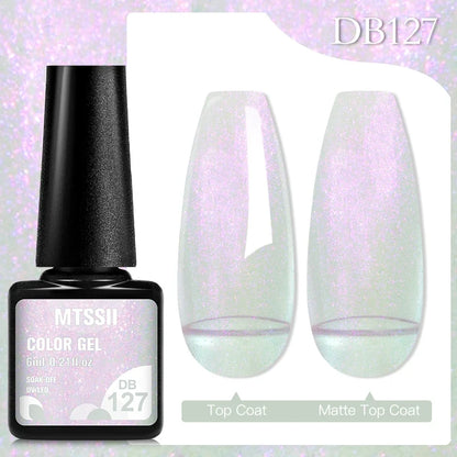Mtssii 6ML Chocolate Color Gel Nail Polish Brown Semi Permanent UV Gel Autumn Winter Popular Soak Off Nail Art Gel Varnishes