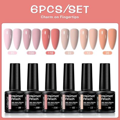 Color Block Series | Glossy Nails 0.24 oz Trendy Candy Foam Gel Semi-Permanent Nail Art Drip LED Nail Salon DIY Nail Art Gel Sea