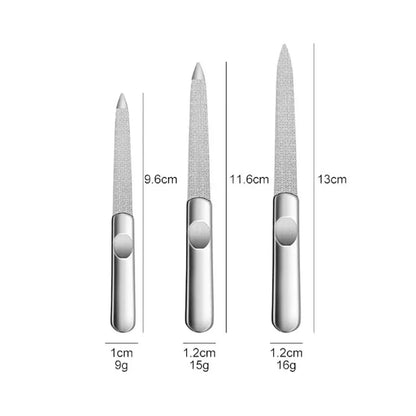 Nano Glass Nail File Transparent Crystal Nail Polish Rubbing Strip Polishing And Shining Nail Enhancement Tool