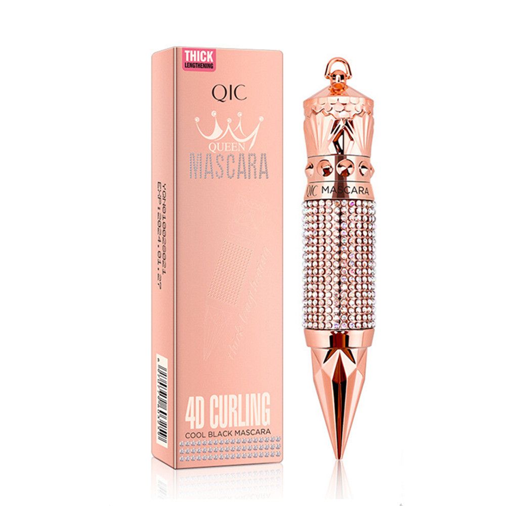 Scepter Mascara: Waterproof, Smudge-Proof, and Natural Thick Curling with a Rhinestone Decorative Shell - Elongate Your Eyelashes Instantly! - Renee Lane Company