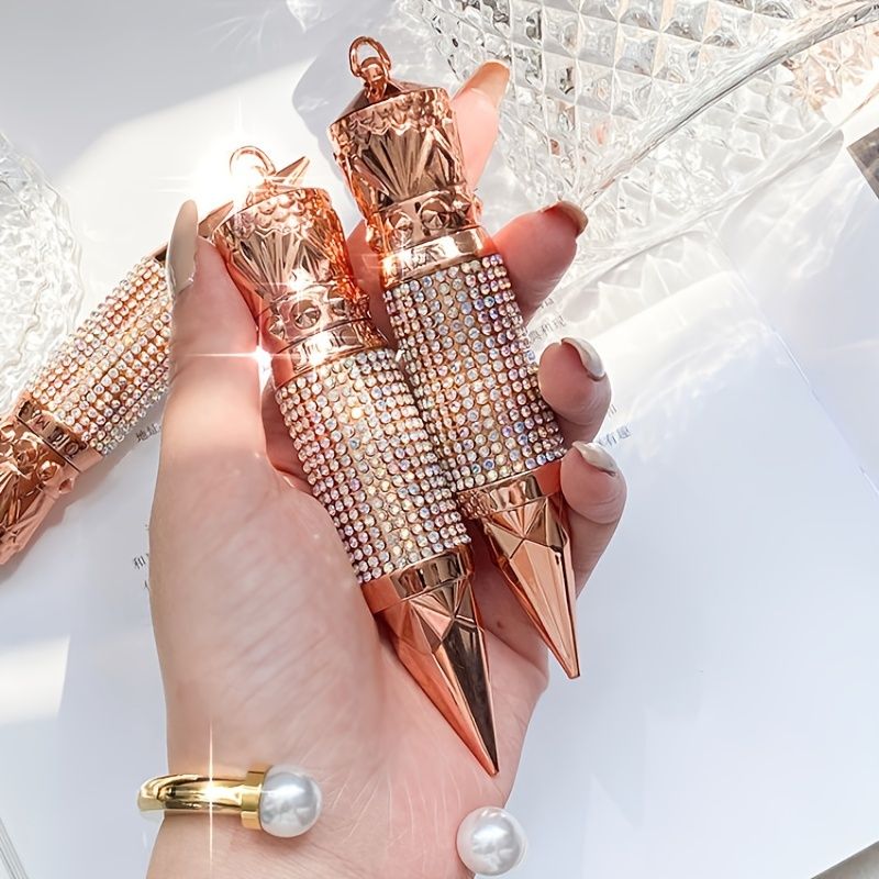 Scepter Mascara: Waterproof, Smudge-Proof, and Natural Thick Curling with a Rhinestone Decorative Shell - Elongate Your Eyelashes Instantly! - Renee Lane Company