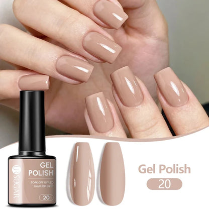 UR SUGAR 7ML Nail Gel Fresh Macaron 107 Colors All For Manicure Semi Permanent Soak Off LED UV Long-Lasting Nail Art Varnish