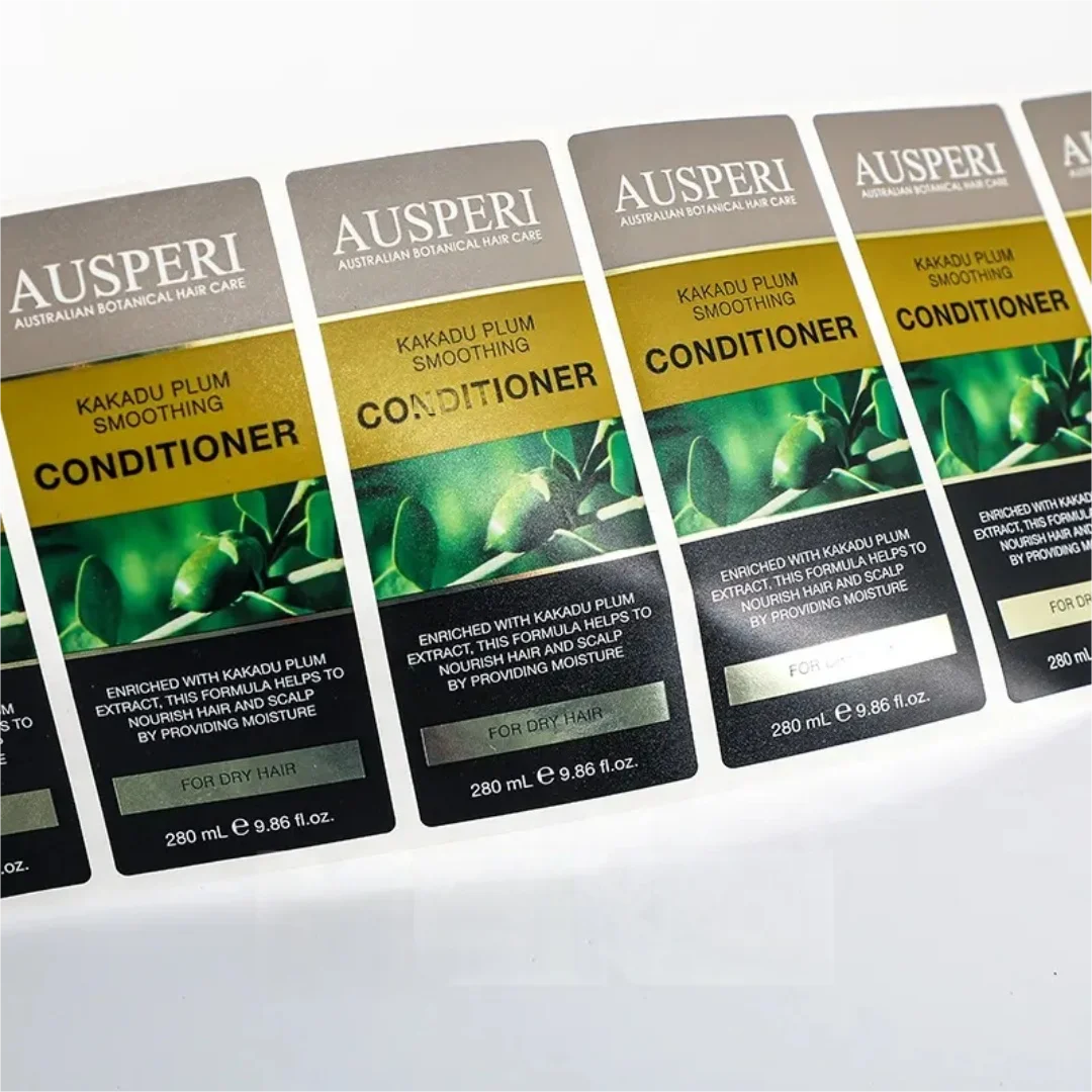 Customizable Waterproof And Oil-Resistant Cosmetic Labels Personalized Beauty Product Stickers