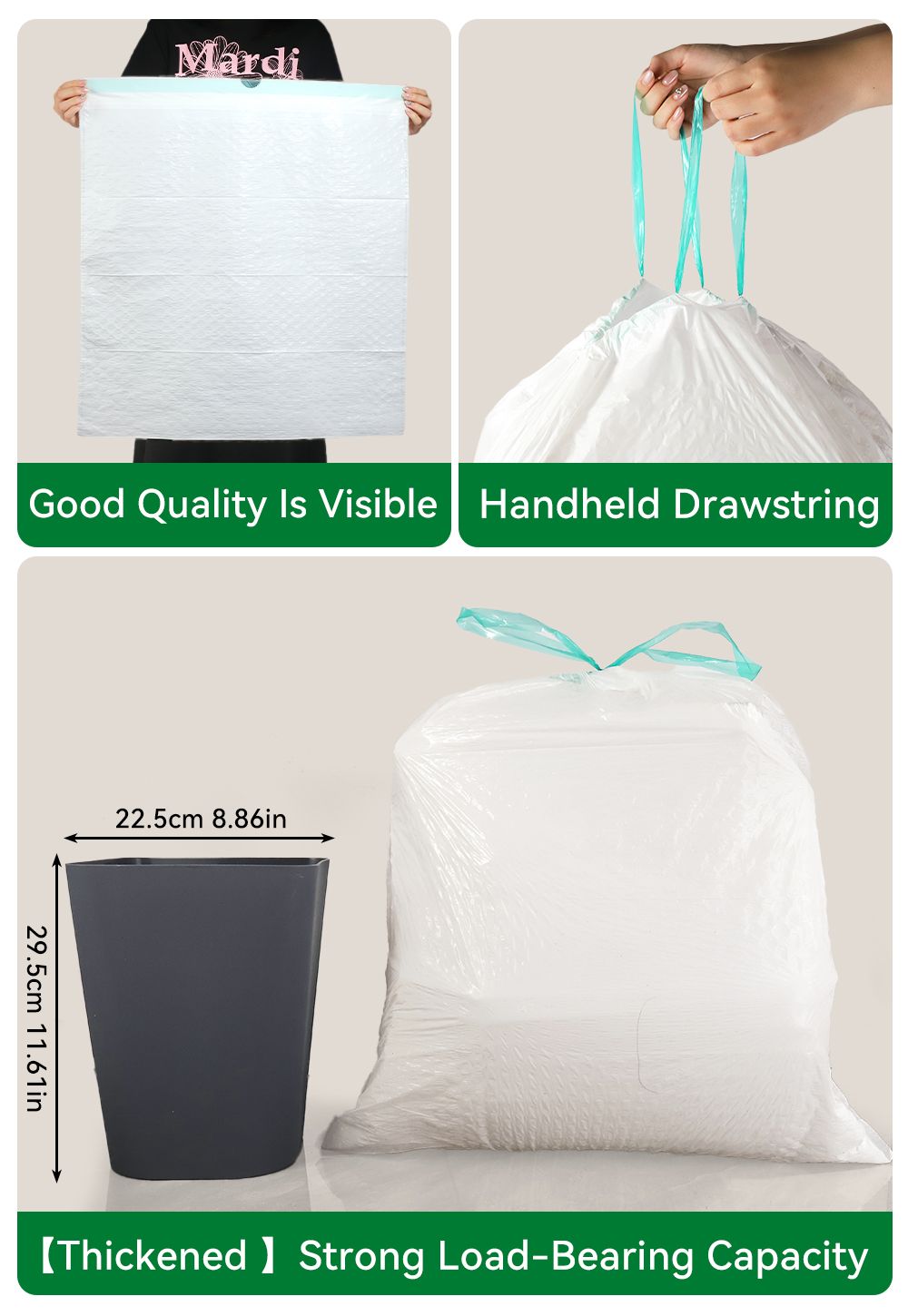 Scotts 200 Bags 13 Gallon Boxed Disposable Non Tear Puncture Tear Resistant Trash Bags, deodorization technology Kitchen Drawstring Garbage Bags, Fresh Clean Scent With Lemon Scent, - Renee Lane Company