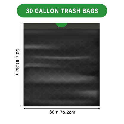 Scotts 36 Bags 30 Gallon Box Disposable Non-Rip Black Large Drawstring Garbage Bags, Suitable for Large Kitchen Garbage Cans, Super Strong 113.5L, Home, Commercial Multi-purpose Trash Bag - Durable, - Renee Lane Company