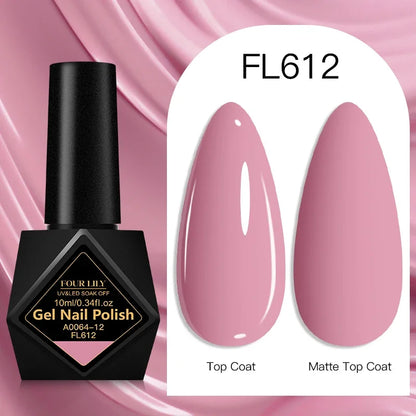10ml Gel Nail Polish 162 Colors Nail Supplies Vernis Semi Permanent Nail Art Manicure Soak Off LED UV Gel Nail Varnishes Summer