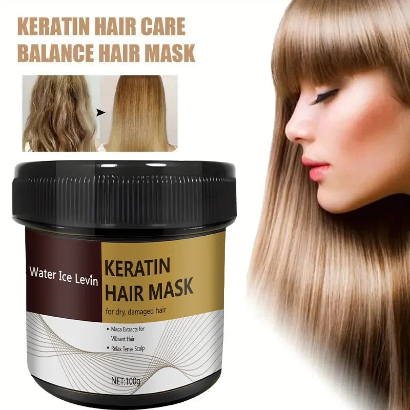Magical Keratin Hair Mask For Maltreated Hair 9Seconds Repairing Damaged Frizzy Hairs Smoothing Nourish Straightening Hair Care