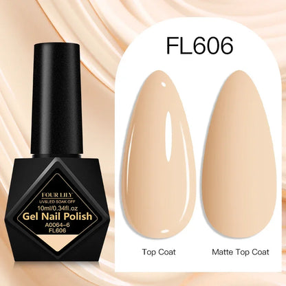 10ml Gel Nail Polish 162 Colors Nail Supplies Vernis Semi Permanent Nail Art Manicure Soak Off LED UV Gel Nail Varnishes Summer