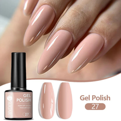 UR SUGAR 7ML Nail Gel Fresh Macaron 107 Colors All For Manicure Semi Permanent Soak Off LED UV Long-Lasting Nail Art Varnish