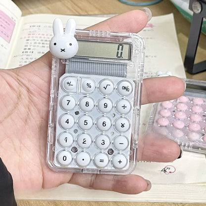 Miffy Rabbit Calculator Silent Mini High Beauty Student Office Exam Super Cute Small Multi functional Calculation