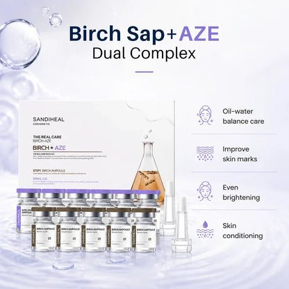 10Vials Copper Peptide Hyaluronic Acid Serum CICA B5 Facial Essence Hydration Korean Skin Care Original Sanendi Beauty Products