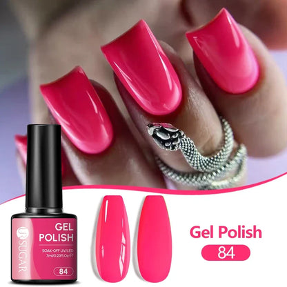 UR SUGAR 7ML Nail Gel Fresh Macaron 107 Colors All For Manicure Semi Permanent Soak Off LED UV Long-Lasting Nail Art Varnish