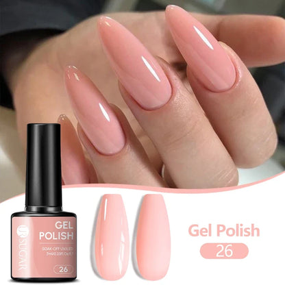 UR SUGAR 7ML Nail Gel Fresh Macaron 107 Colors All For Manicure Semi Permanent Soak Off LED UV Long-Lasting Nail Art Varnish