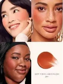 Rare Beauty New Product Frost-to-powder Mashed Potato Matte Air Cushion Blush Cream Liquid Blush Long-lasting Lipstick Lip Gloss