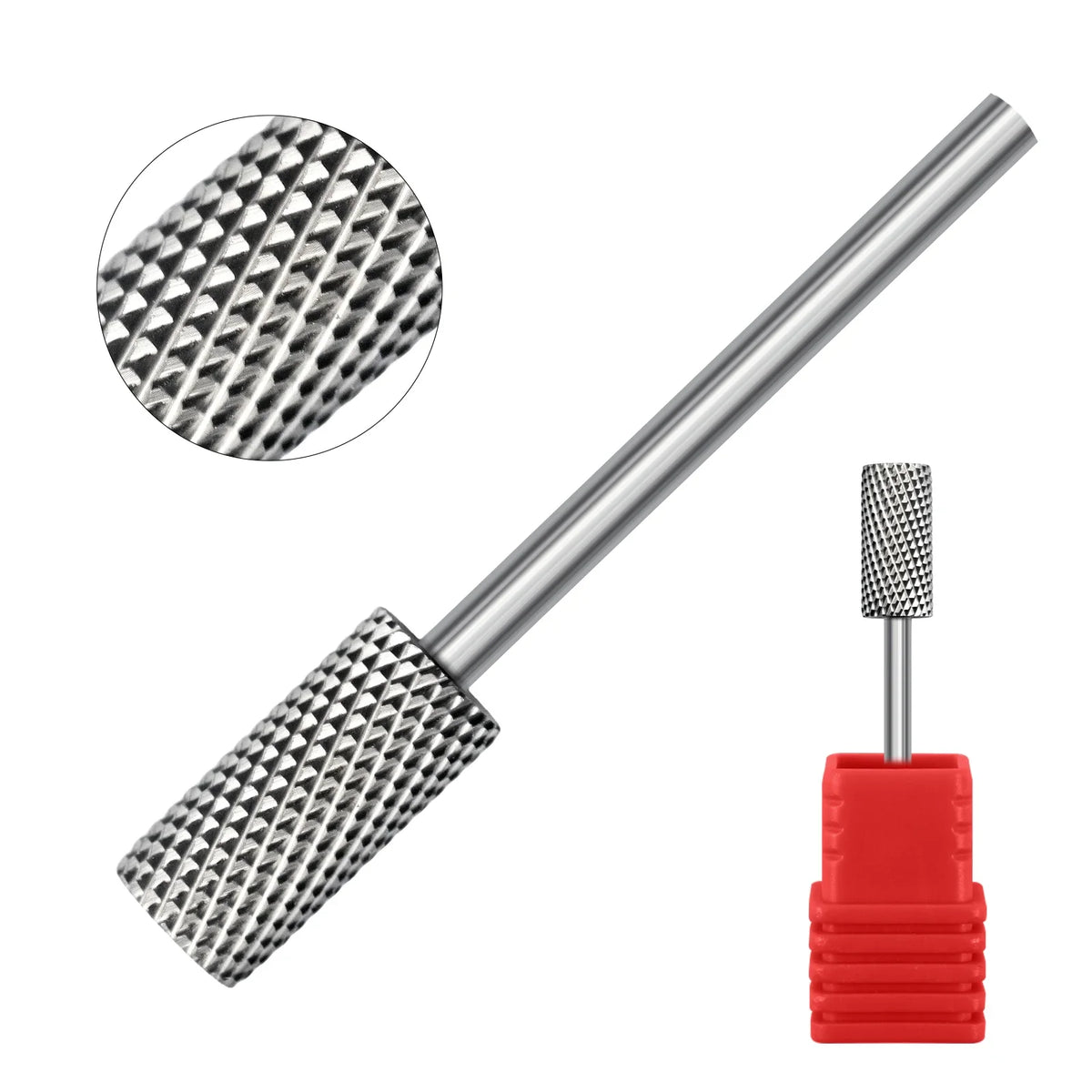 1pcs Tungsten Steel Nail Cuticle Drill Bits Carbide Rotate Electric Ceramic Milling Cutter For Manicure Gel Polish Remover