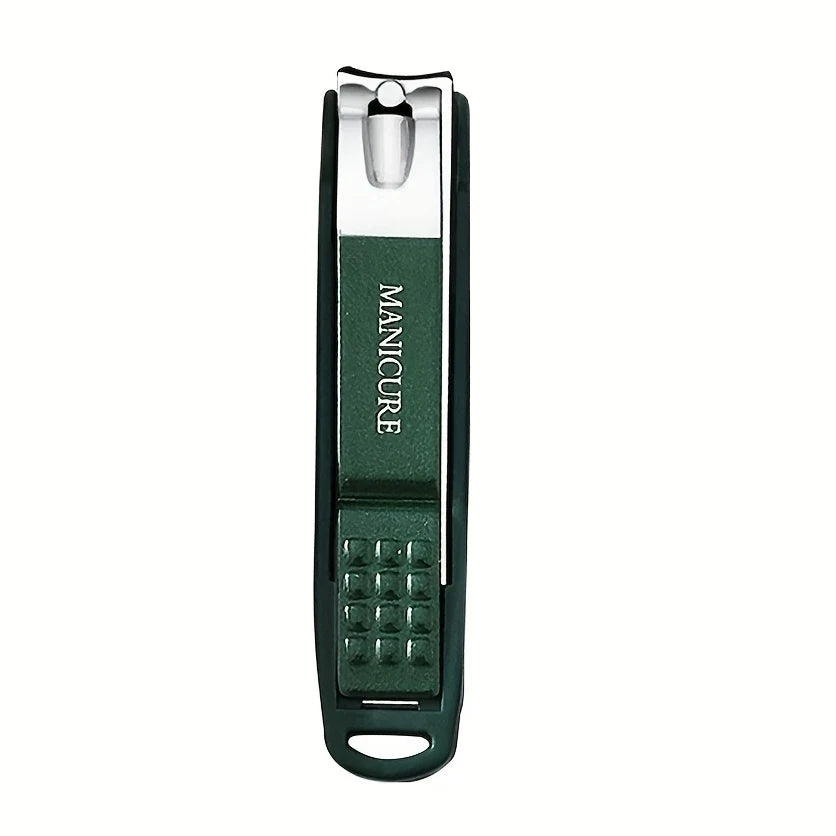 Stainless Steel Nail Clippers Manicure Tools Large Opening Nail Trimmer Anti Splash Design Sharp Edge Christmas Gift