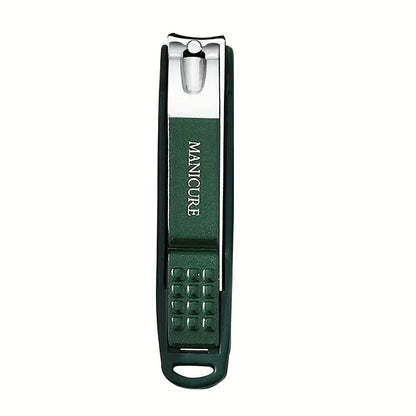 Stainless Steel Nail Clippers Manicure Tools Large Opening Nail Trimmer Anti Splash Design Sharp Edge Christmas Gift
