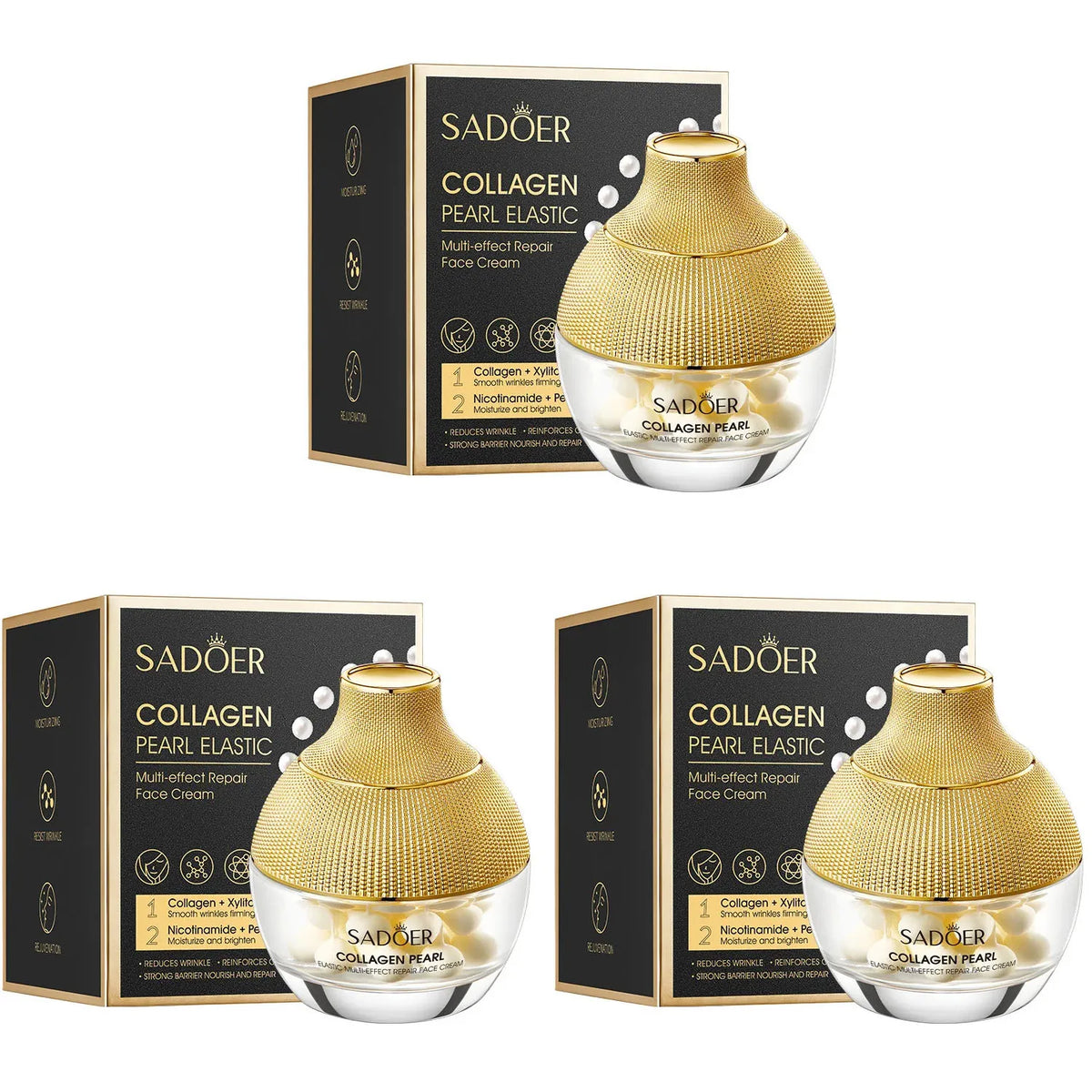 Pearl Cream Collagen Improve Wrinkle Moisturizing Face Cream Nourishing Brightening Firming Lifting Beauty Skin Care Products
