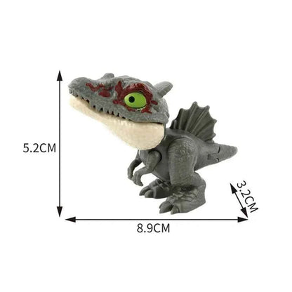 Jurassic Finger Dinosaur  Tyrannosaurus Model Toys for Kids Finger Biting Dinosaurs Movable Joints Dinosaur Toy for Boy Gift