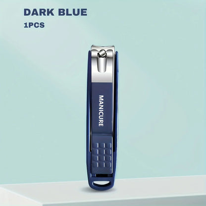 Stainless Steel Nail Clippers Manicure Tools Large Opening Nail Trimmer Anti Splash Design Sharp Edge Christmas Gift