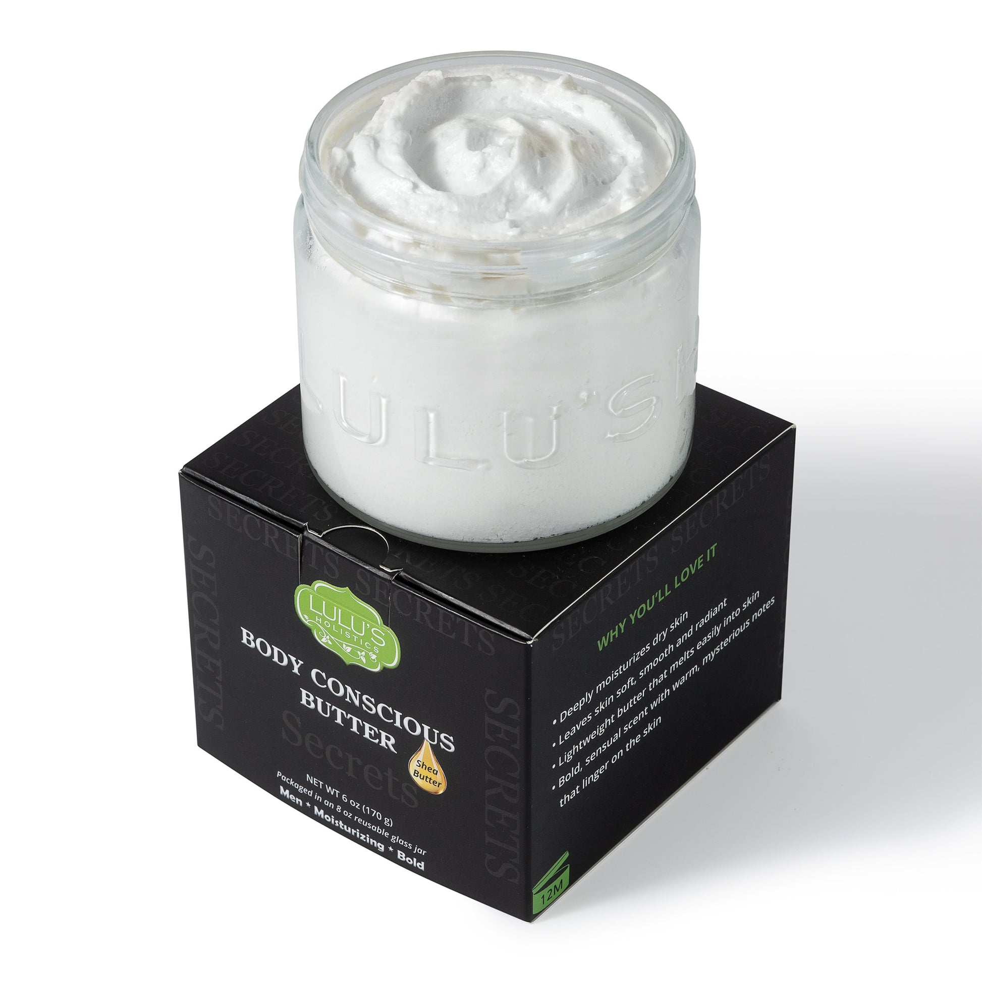 Secrets Whipped Shea Body Butter for Men – Limited Edition, Bold & Sophisticated Scent - Renee Lane Company