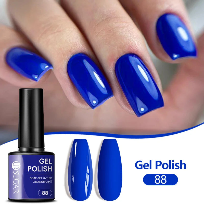UR SUGAR 7ML Nail Gel Fresh Macaron 107 Colors All For Manicure Semi Permanent Soak Off LED UV Long-Lasting Nail Art Varnish