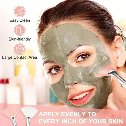 3/6/12 Pieces Facial Fan Mask Brushes Soft Mask Brush Applicator Esthetician Facial Mask Brushes For Women Girls Cosmetic Tools