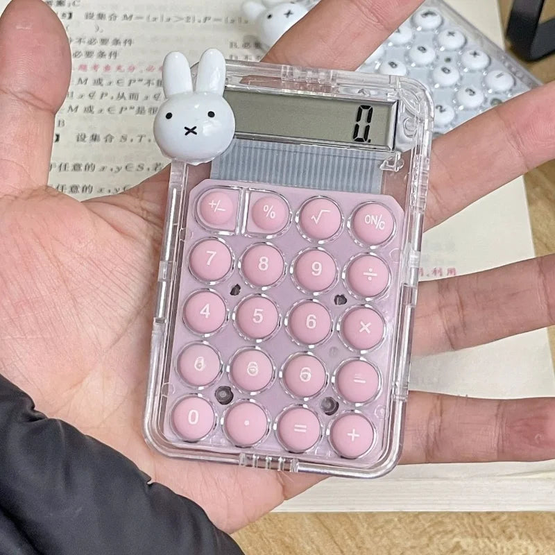 Miffy Rabbit Calculator Silent Mini High Beauty Student Office Exam Super Cute Small Multi functional Calculation