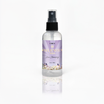 Selenite Aura Cleansing Mist – 2 oz Energy Clearing Spray | White Tea & Ginger - Renee Lane Company