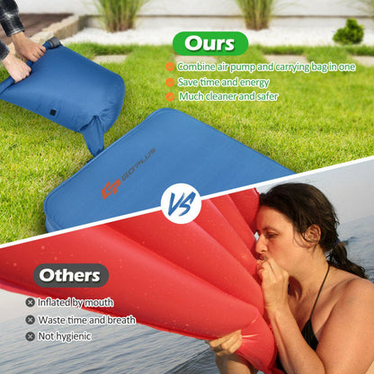 Self Inflating Folding Camping Sleeping Mattress with Carrying Bag - Renee Lane Company