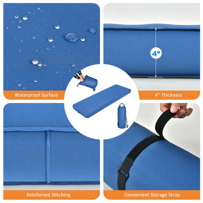 Self Inflating Folding Camping Sleeping Mattress with Carrying Bag - Renee Lane Company