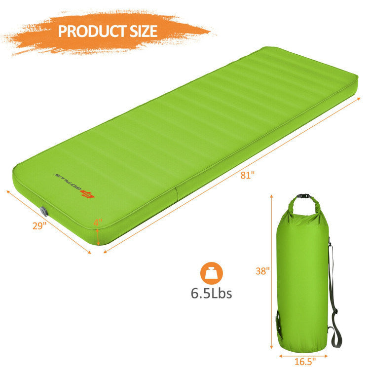 Self Inflating Folding Camping Sleeping Mattress with Carrying Bag - Renee Lane Company