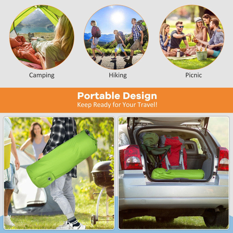 Self Inflating Folding Camping Sleeping Mattress with Carrying Bag - Renee Lane Company