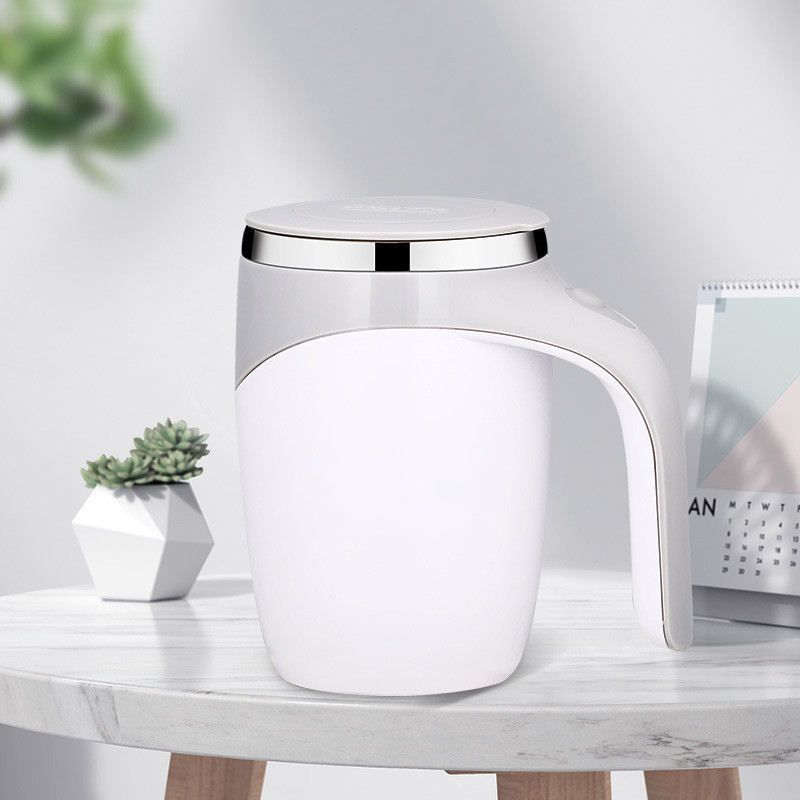 Self Stirring Mug Tea Coffee Electric Rechargeable Auto Mixing Cup Magnetic Stainless Steel Mug Coffee Cup For Office - Renee Lane Company