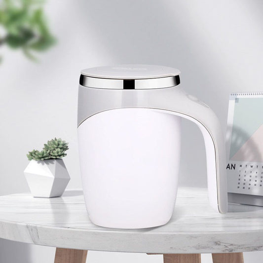 Self Stirring Mug Tea Coffee Electric Rechargeable Auto Mixing Cup Magnetic Stainless Steel Mug Coffee Cup For Office - Renee Lane Company