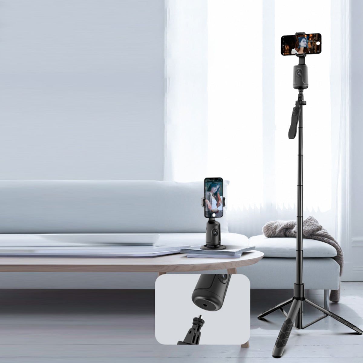 Selfie AI Videographer Auto Motion Hands Free Follow No App Needed - Renee Lane Company