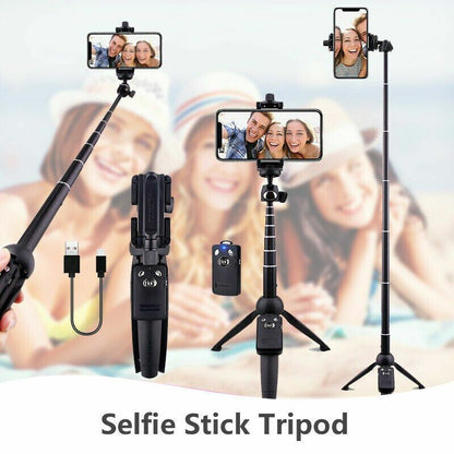Selfie Stick Tripod 40" Bluetooth Remote Portable for iPhone and Android Phones - Renee Lane Company