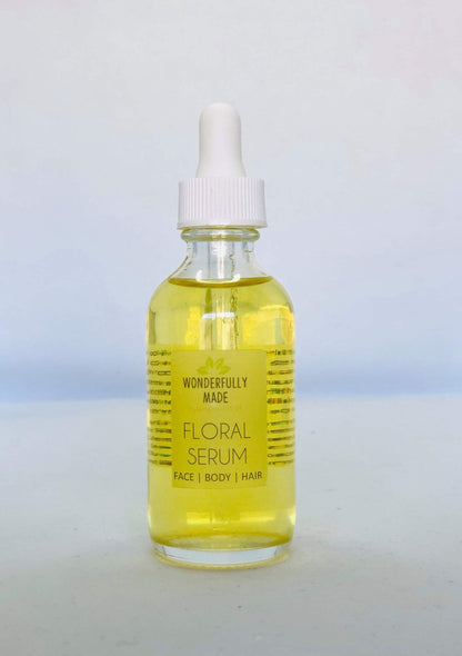 Serum | Floral Serum | Organic | Anti-aging Oil | Hair | Face | Body | Moisturizer | Bath Oil | Rosehip Seed | Dry Skin | reduce wrinkles - Renee Lane Company