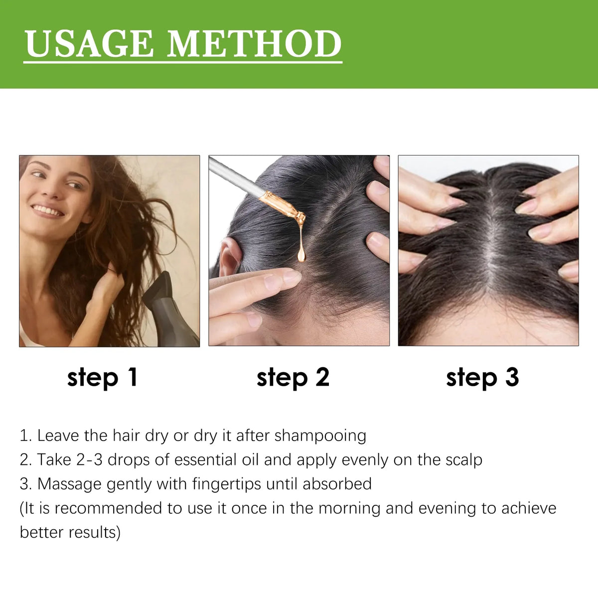 Rosemary Oil for Hair Growth 50ml Essential Oil Growing Hair Beauty Hair Care Prevents Hair Loss Promotes Healthy Hair Growth