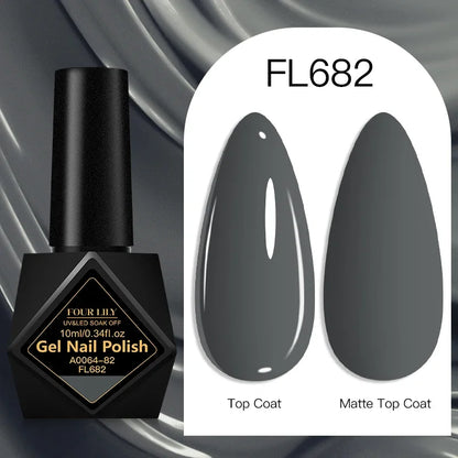 10ml Gel Nail Polish 162 Colors Nail Supplies Vernis Semi Permanent Nail Art Manicure Soak Off LED UV Gel Nail Varnishes Summer